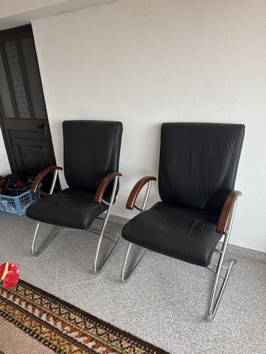 Conjunto de 5 cadeirões de escritório