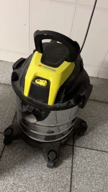 Aspirador de Obra Parkside 1300W – Húmido e Seco – 19,8L