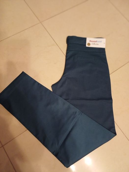 Ciemno niebieskie spodnie dla chłopca 170