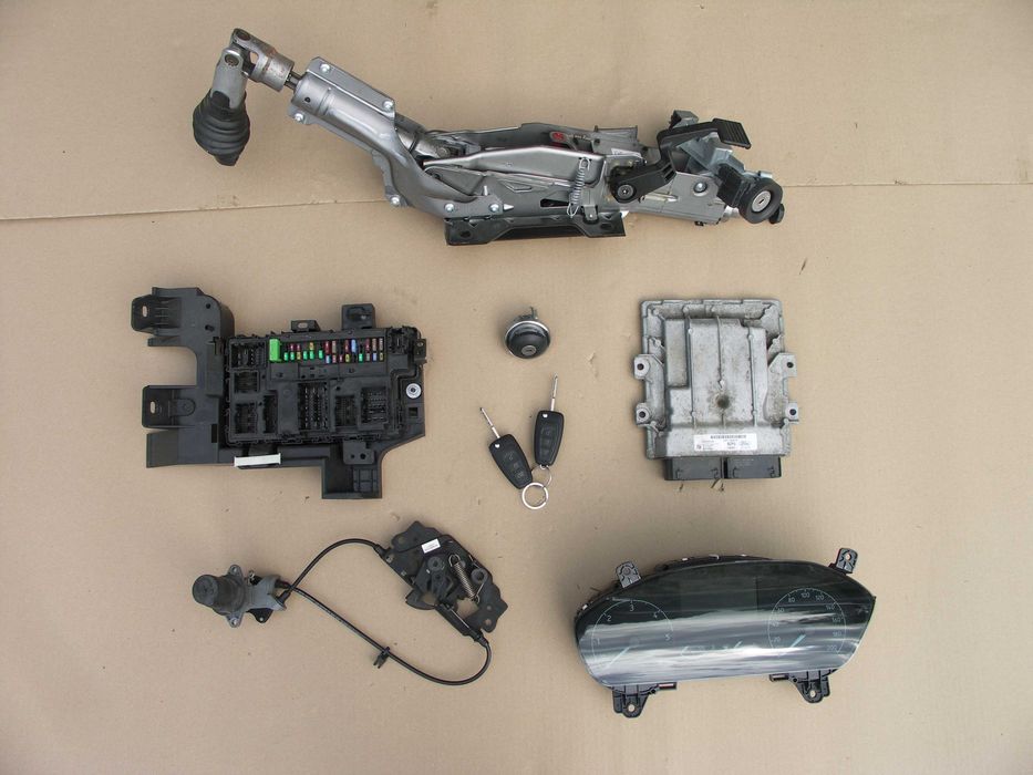 Ford Transit MK8 VIII Lift 21 zestaw startowy komputer 2,0 Ecoblue licznik stacyjka kluczyki ecu bsm