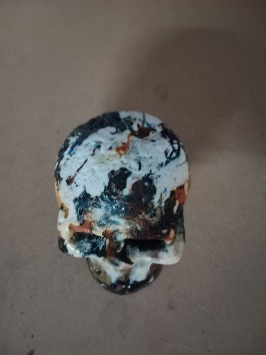 Czaszka ozdobna kolorowa