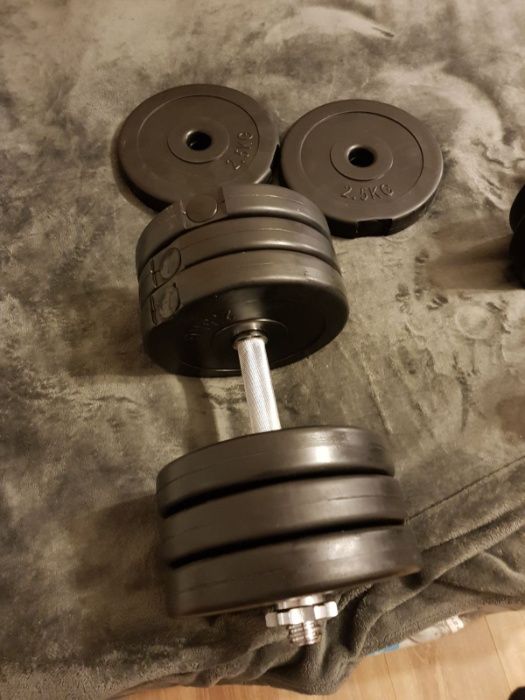 ‼️Гантели‼️металлический гриф ABS покрытие Наборные(разборные)10-28кг