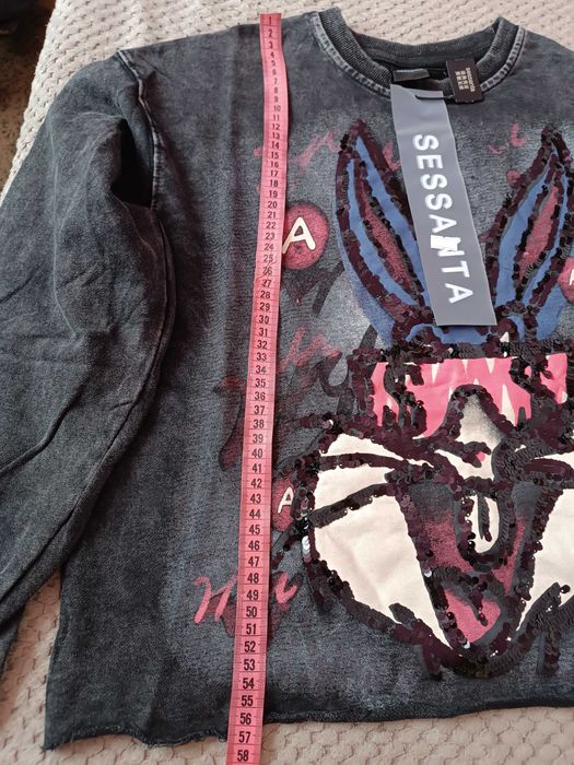 Світшот заєць з паєтками