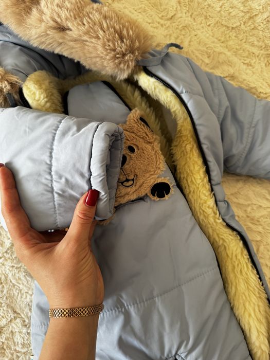 Зимовий комбінезон 80 розмір на овчині