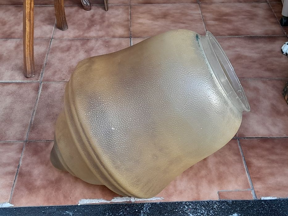 Candeeiro de Rua - Topo do lampião - Tulipa - antigo  original anos 60