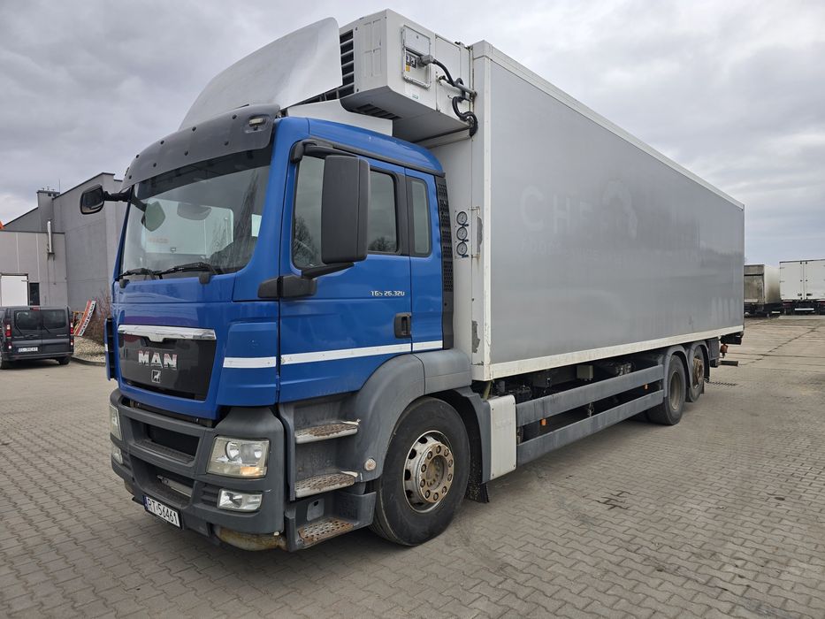 Man TGS 26.320. Chłodnia 24 epal. Winda.