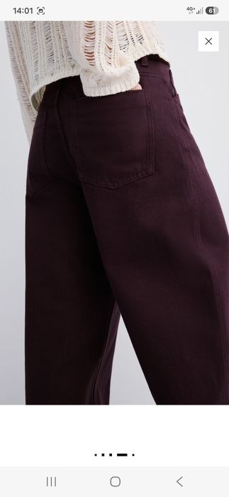 Джинси Mango р 36 Jeans balloon tiro medio