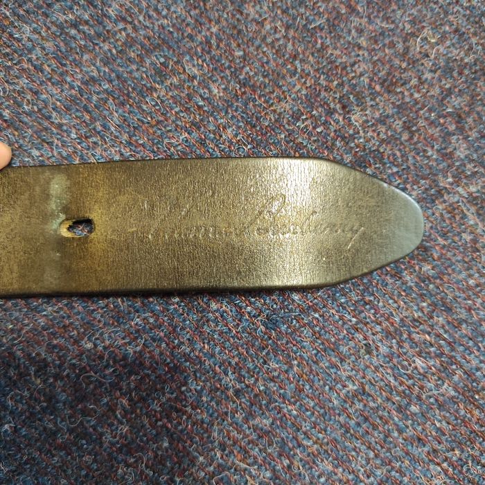 Шкіряний ремінь Thomas Burberry