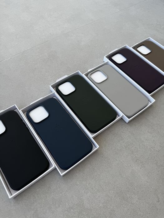 Шкіряний чохол для iPhone 16-16 Pro Max Leather Case MagSafe