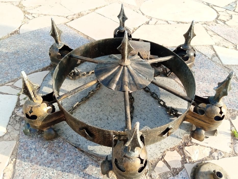 Candeeiro de sala rústico