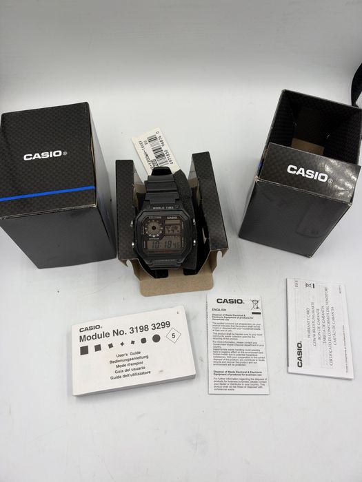 Oryginalny zegarek Casio Illuminator AE-1200WH, bdb sta
