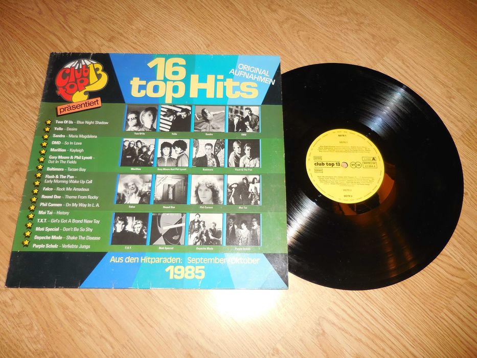 VA - TOP HITS - Sandra - OMD - Depeche Mode - Marillion - Baltimora - Falco - Yeloo'..--LP--