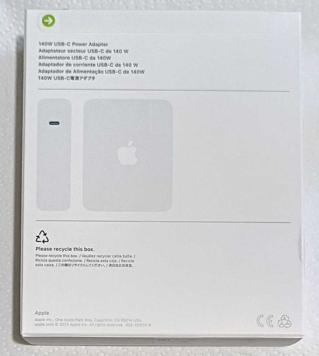 Apple zasilacz/ładowarka 140W A2452 Oryginalny Nowy
