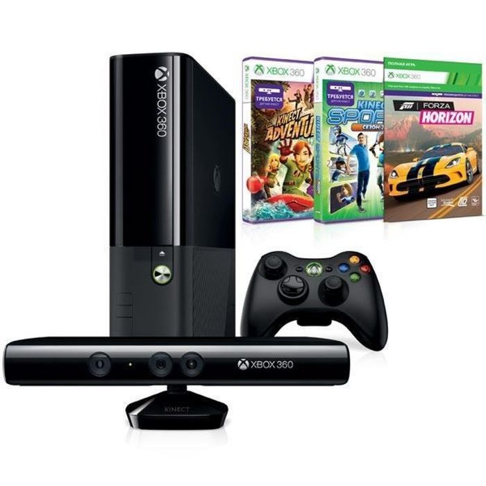 Мишка/Клавіатура Xbox 360 E FreeBoot+LT3.0 + 1Tb +256Gb +Kinect