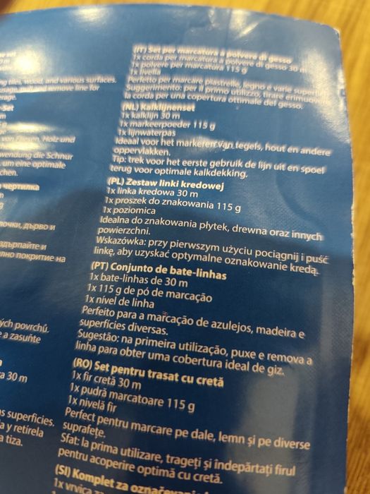 Kit de Linha de Giz  Spectrum 30m + 
Descrição