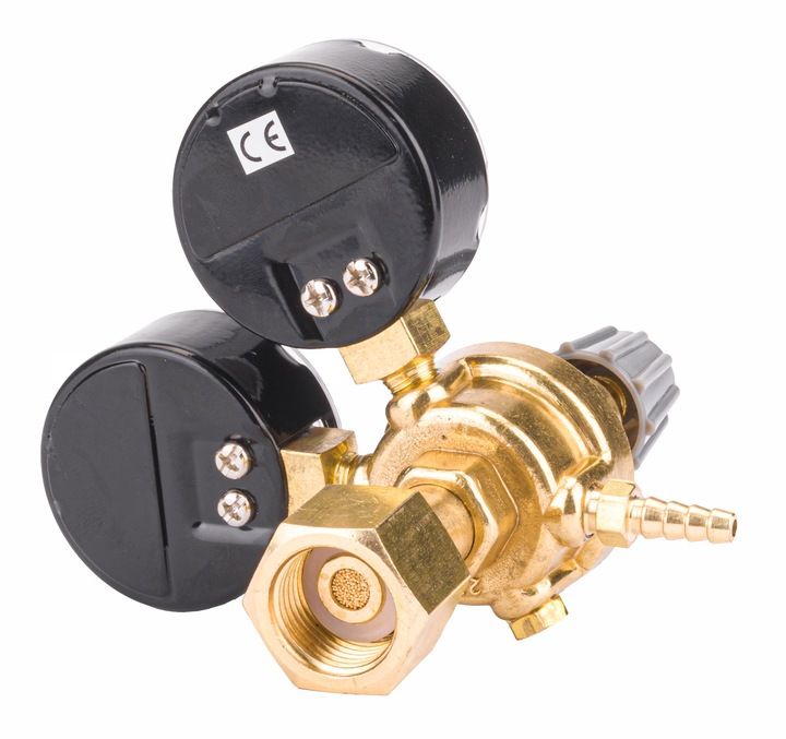 Reduktor Ciśnieniowy 2 Zawory Co2 Argon 230 Bar Ciśnienia 0,5 - 10 Do