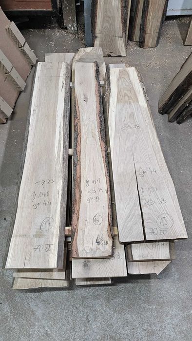 Deski dębowe loft żywica rustykalny