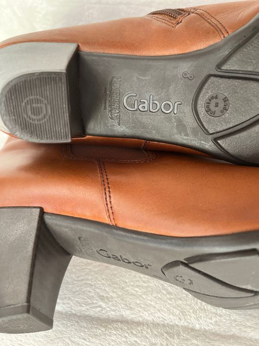 Gabor shoes hovercraft skórzane botki damskie rozmiar 8