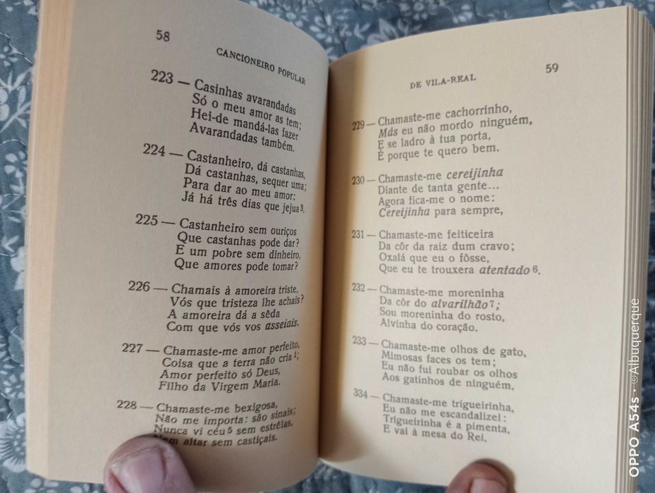 Cancioneiro popular de vila real