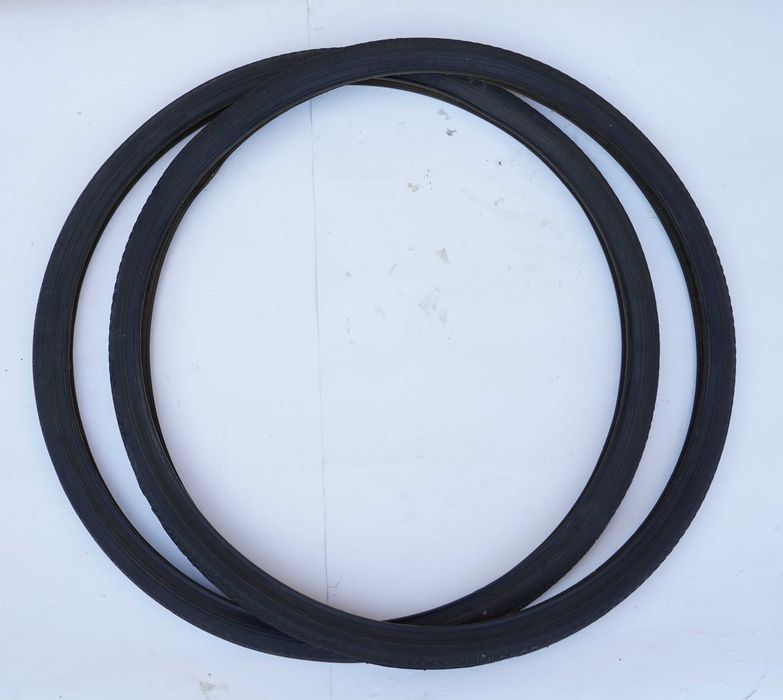komplet NOWYCH opon rowerowych ROMET KALINA STOMIL SPECJAL 26 x 1 3/8 - CZARNE
