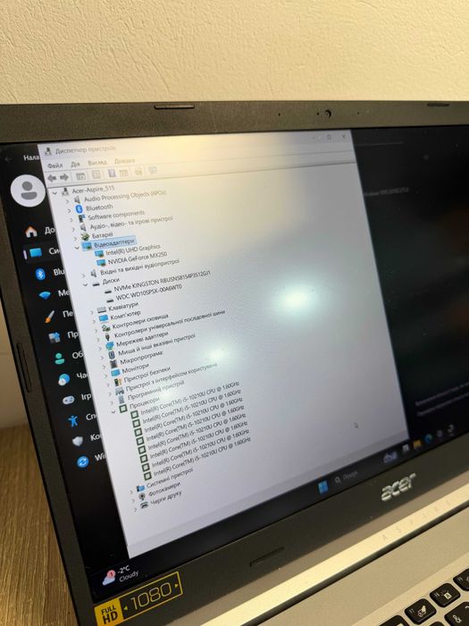 Ноутбук Acer Aspire 5 A515-54G (i5-10, 16GB RAM, 512GB SSD, 1TB HDD)