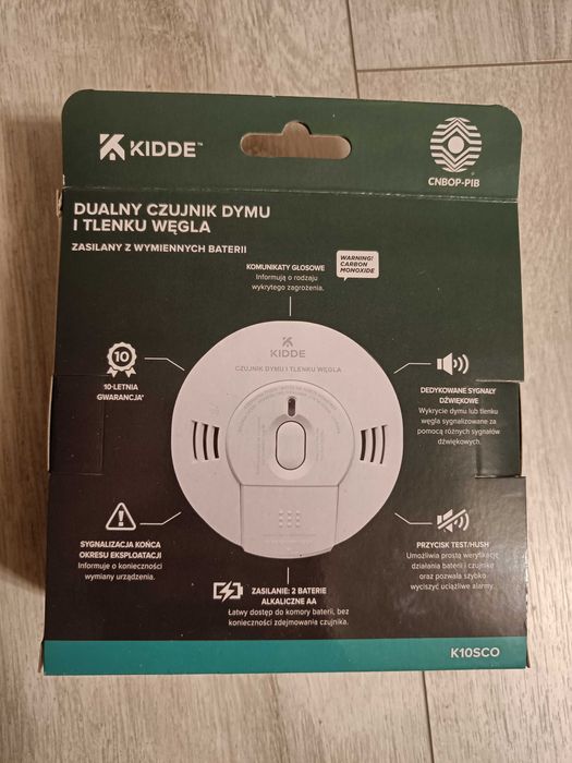 Czujnik dymu i tlenku węgla Kidde K10SCO