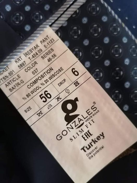Garnitur Męski Gonzales