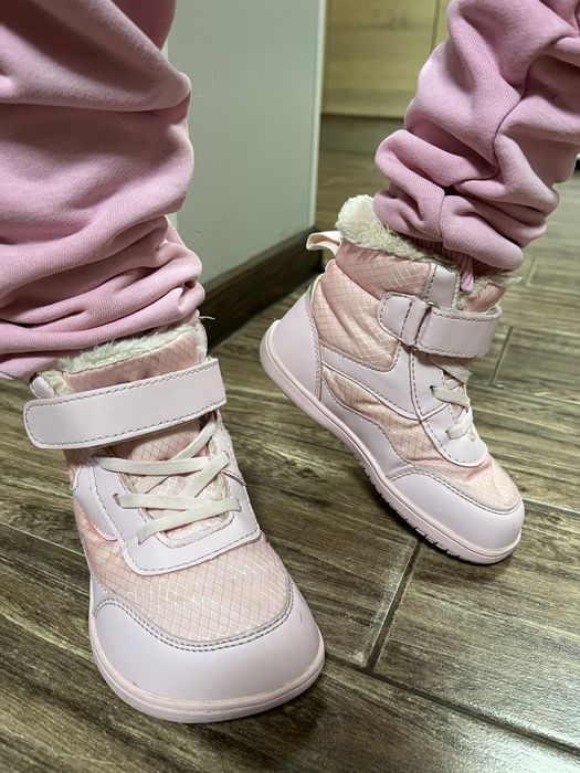 Зимові чоботи  25 р, босоногі, barefoot для дівчинки