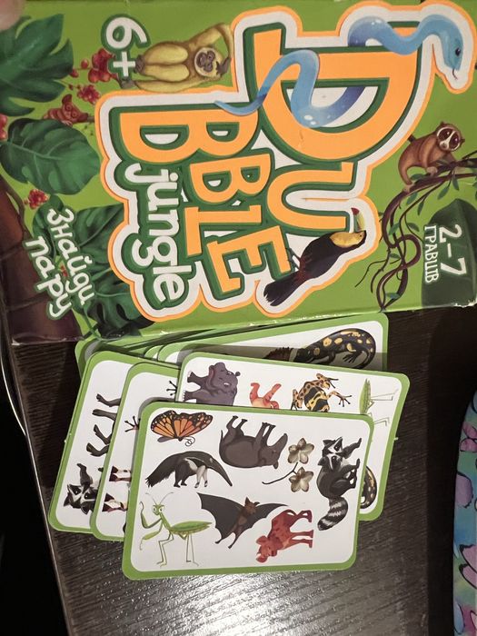 Настольні ігри дитячі 5+, 6+ і далі