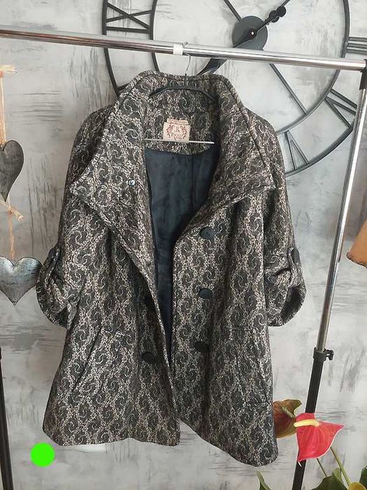 Ricco Collection piękny ekskluzywny płaszczyk roz S/M