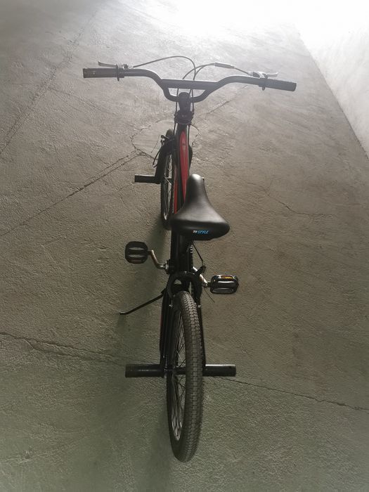 Bicicleta BMX Rotor 20" Preta/Vermelha BERG