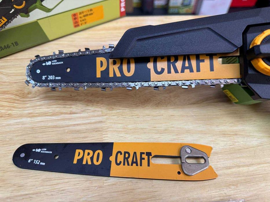 Міні пила Procraft +Акб 4 А.h + Штекерна Зарядка + ( 2 шини 2 ланцюга)