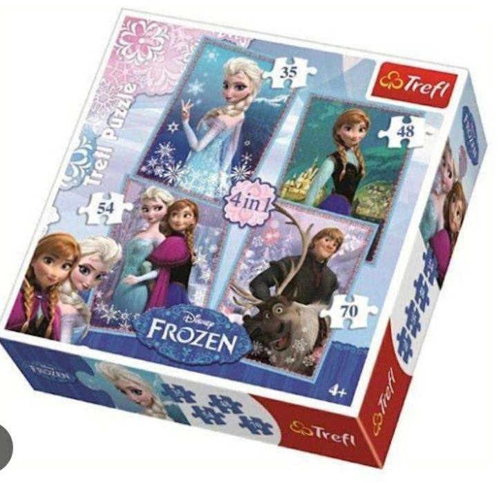 Puzzle kraina lodu Anna i Elsa