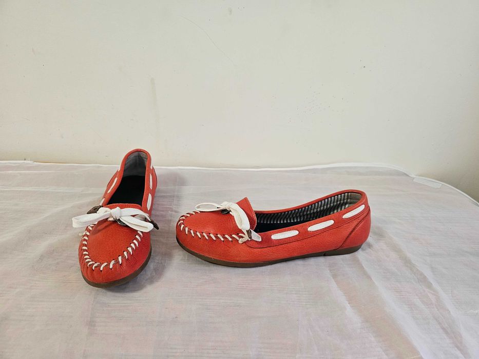 Mokasyny skórzane Tommy Hilfiger rozmiar 37 wkładka 23,5 cm