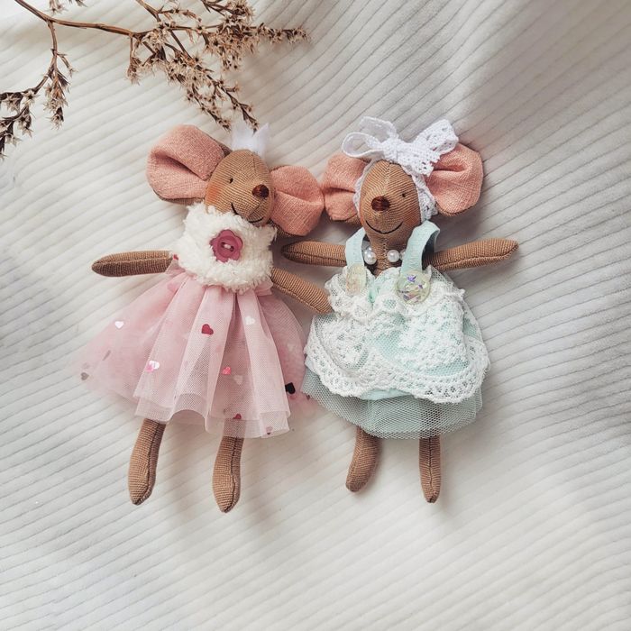 Myszki handmade w stylu Maileg