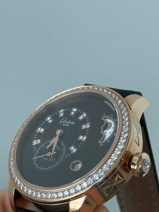наручний годинник Glashutte original black