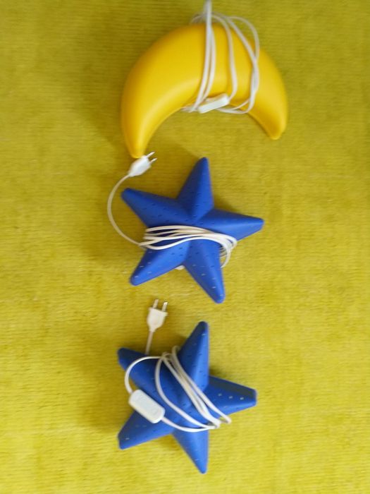 3 candeeiros parede IKEA criança