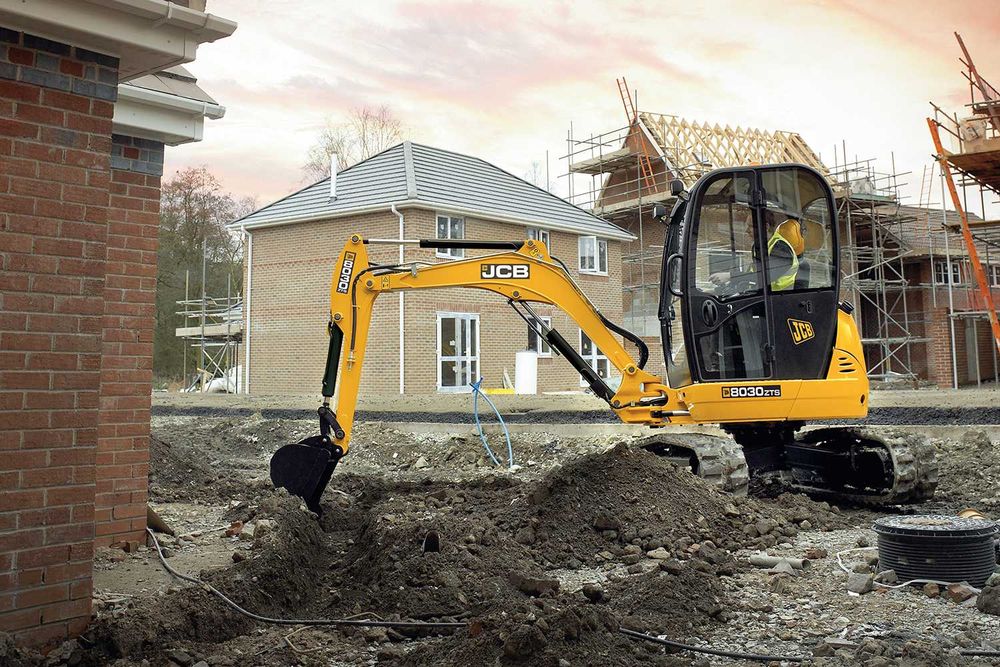 Оренда мініекскаватора JCB 8030 та екскаватора JCB 3CX у Вінниці - послуги спецтехніки, земляні роботи, копання траншей і котлованів