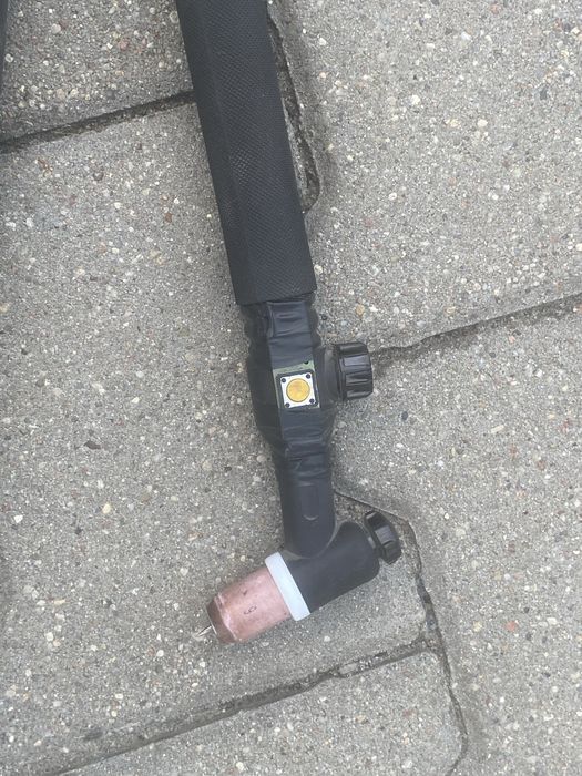 Palnik Tig z zaworkiem i elektrozaworem gazu