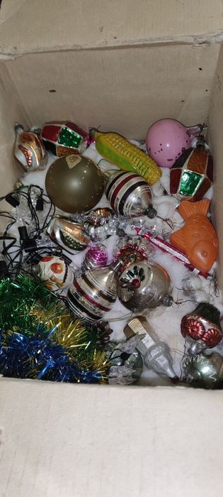 Новогодние игрушки старинные