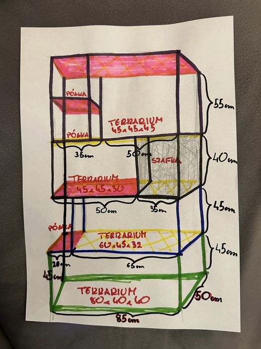 Regał Loft Katowice pod terraria