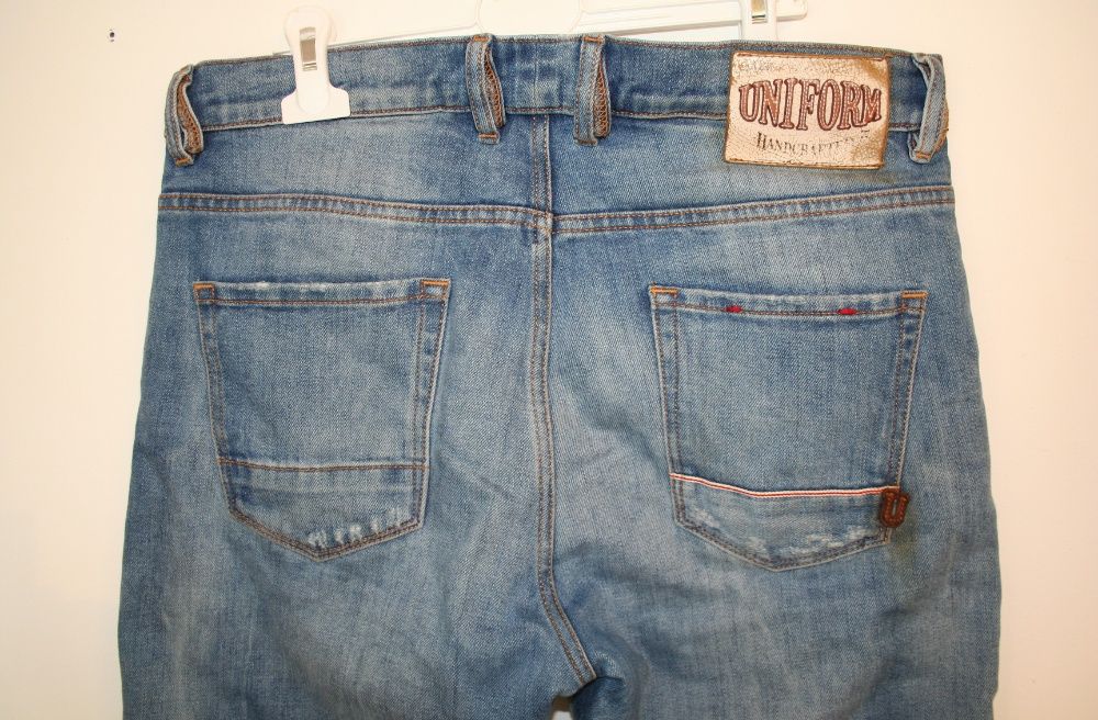 Spodnie męskie Jeansy, 100% Bawełna Rozmiar W33 UNIFORM