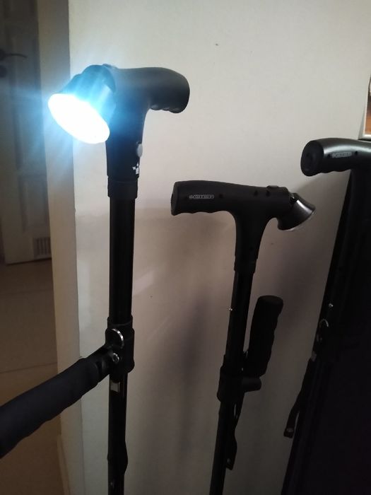 Kijki z lampka i dzwonkiem regulacja wysokości