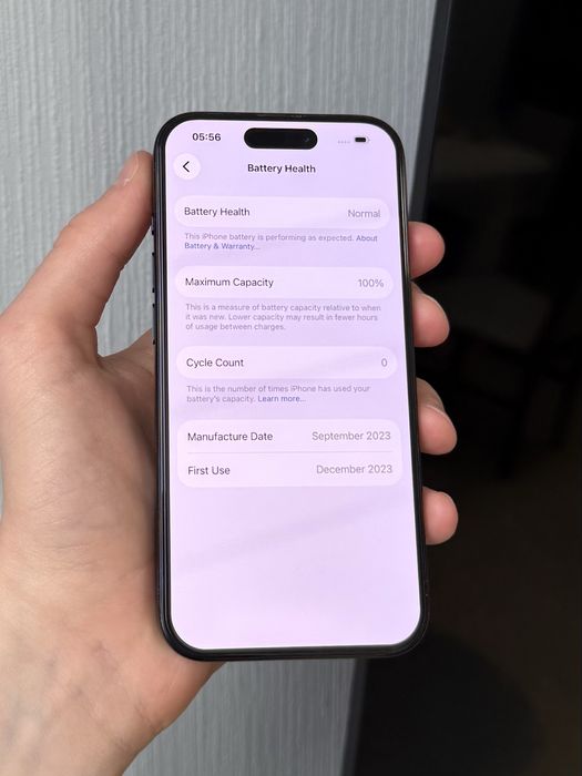 Продам Apple Iphone 15 Pro 128GB Blue Titanium Neverlock Фіз.сім. АКБ 100%