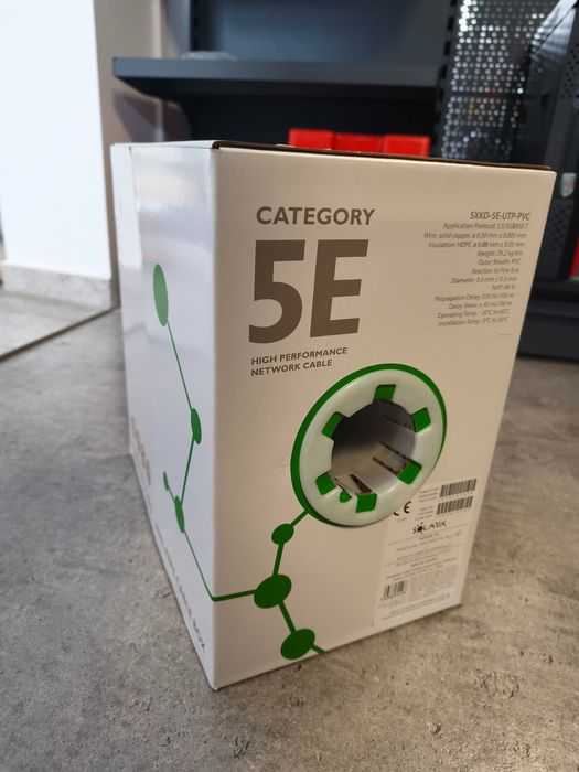 Kabel skrętka CAT5E UTP PVC Eca 305m/box SXKD-5E-UTP-PVC