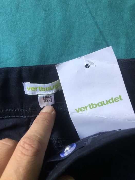 Calças azuis escuras Verbaudet 10 anos