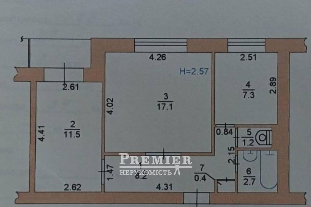 2-rooms apartment apartment by the address st. Primorskaya (area 50 m²) - Atlanta.ua - photo 7