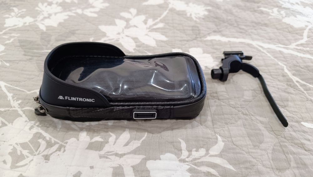 Suporte Telemóvel Impermeável FLINTRONIC – Bicicleta / Mota (Novo)
