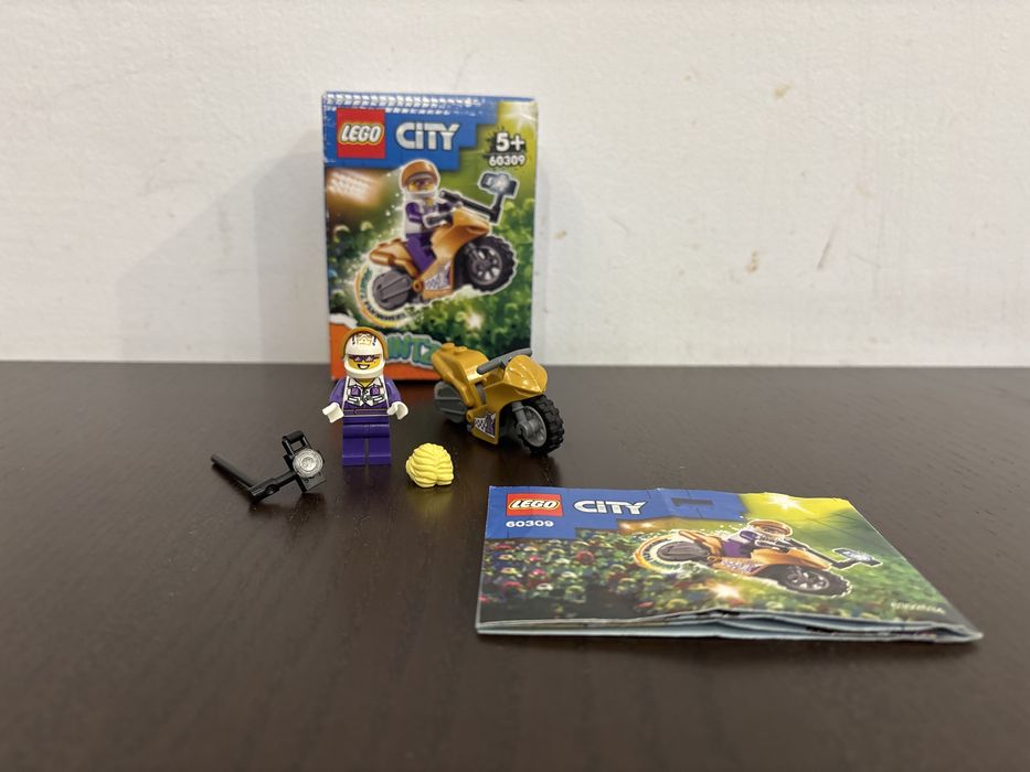 Lego City Stuntz 60309 Selfie Na Motocyklu