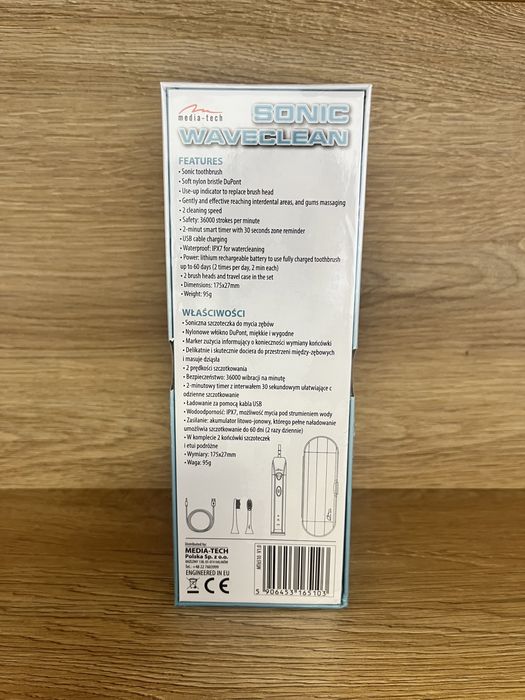 Nowa szczoteczka soniczna Media-tech MT6510